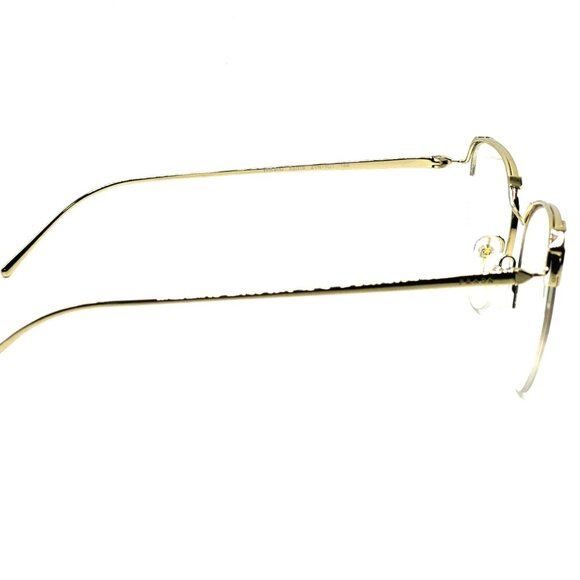 NEW PRADA VPR 60U ZVN-1O1 Polished Gold Cat Eye Eyeglasses 53mm 19 140 - Picture 4 of 9